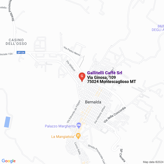 apri la mappa di Gallitelli Caffè Srl