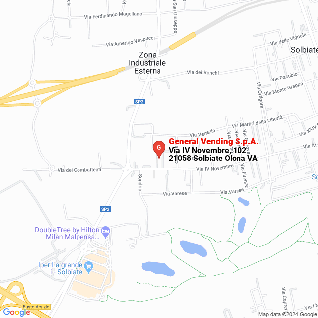 apri la mappa di General Vending S.p.A.