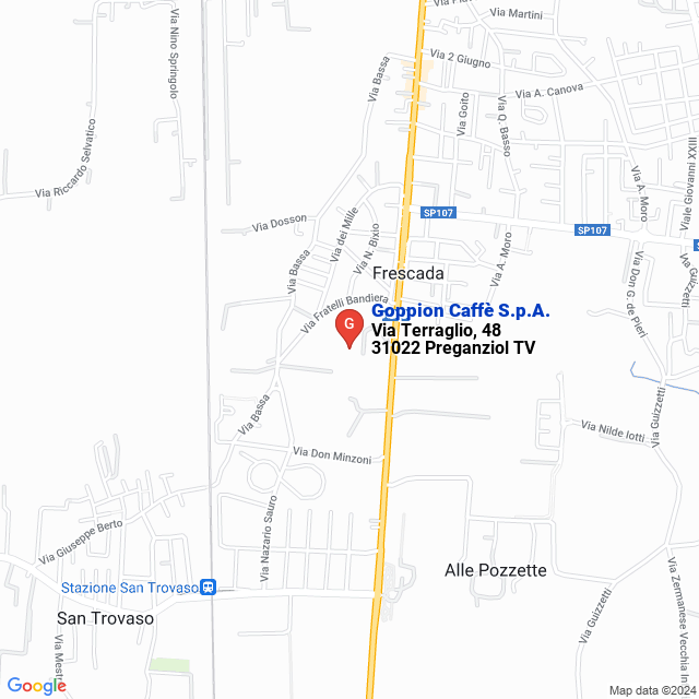 apri la mappa di Goppion Caffè S.p.A.