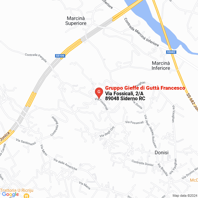 apri la mappa di Gruppo Gieffe di Guttà Francesco