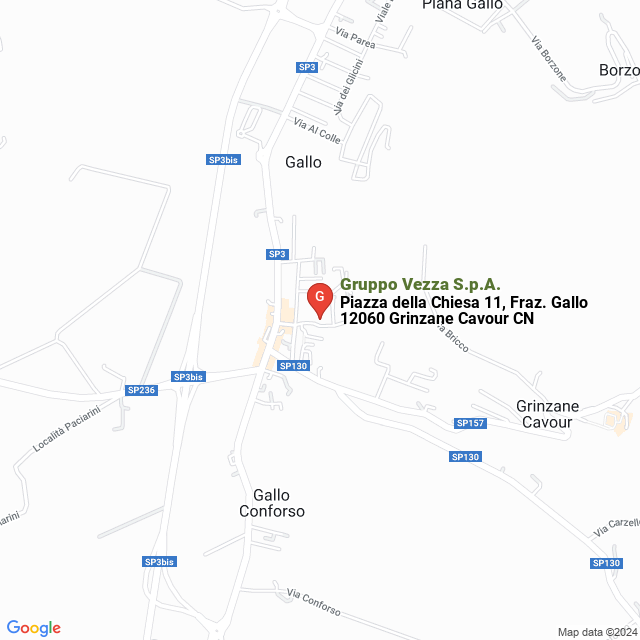 apri la mappa di Gruppo Vezza S.p.A.