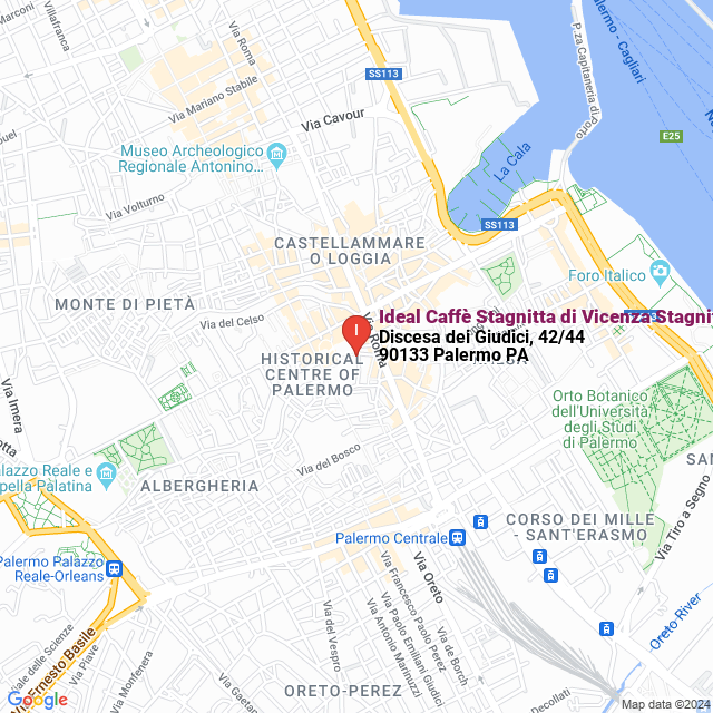 apri la mappa di Ideal Caffè Stagnitta di Vicenza Stagnitta Sas