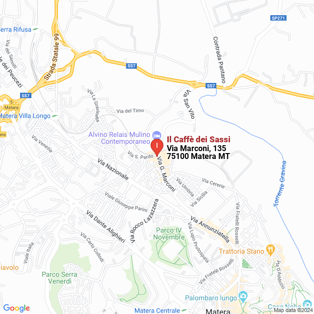 apri la mappa di Il Caffè dei Sassi