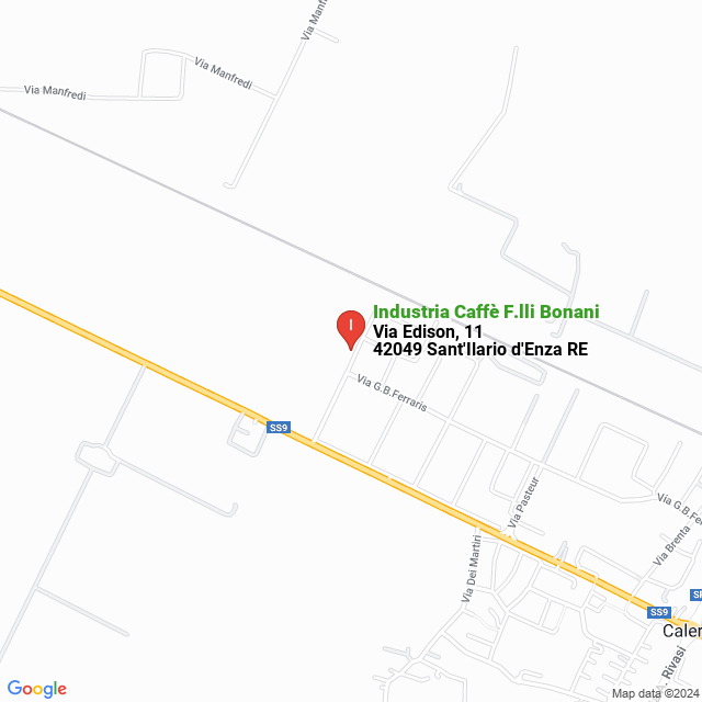 apri la mappa di Industria Caffè F.lli Bonani