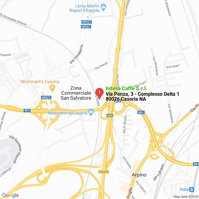 apri la mappa di Intesa Caffè S.r.l.