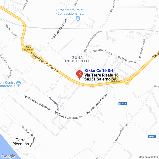 apri la mappa di Kikko Caffè Srl