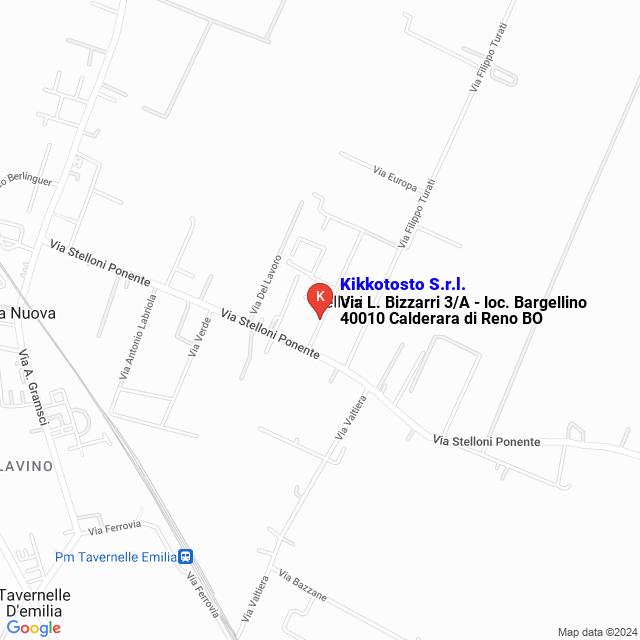 apri la mappa di Kikkotosto S.r.l.