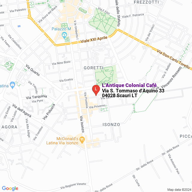 apri la mappa di L‘Antique Colonial Café