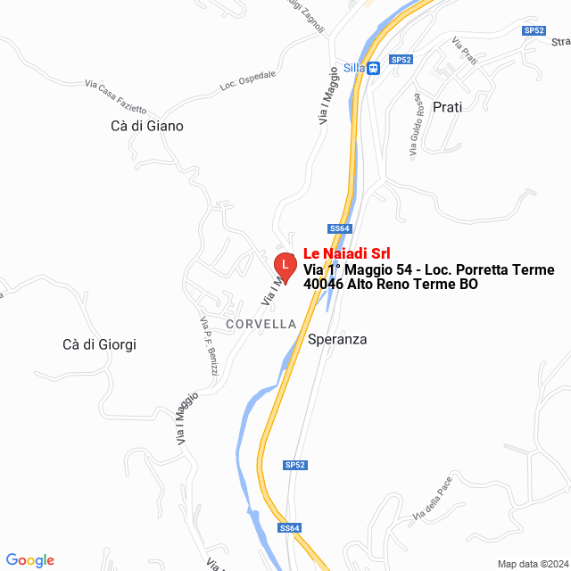 apri la mappa di Le Naiadi Srl