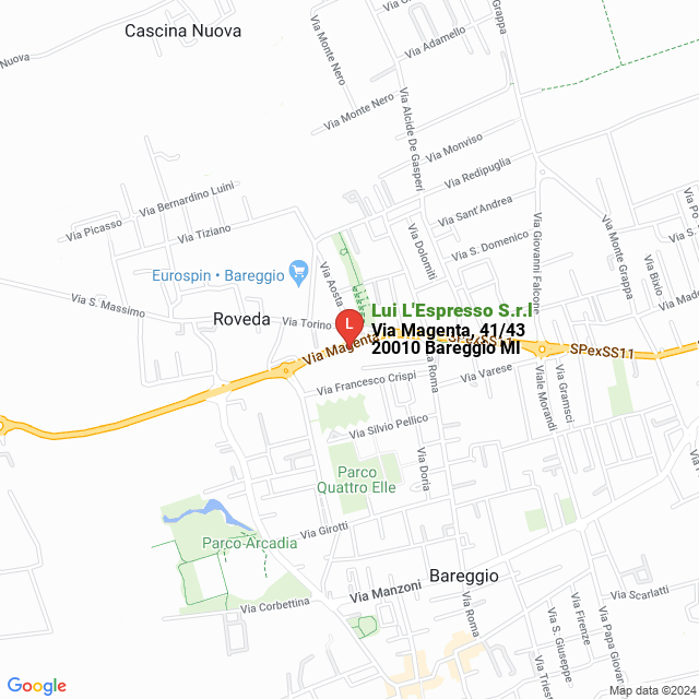 apri la mappa di Lui L‘Espresso S.r.l