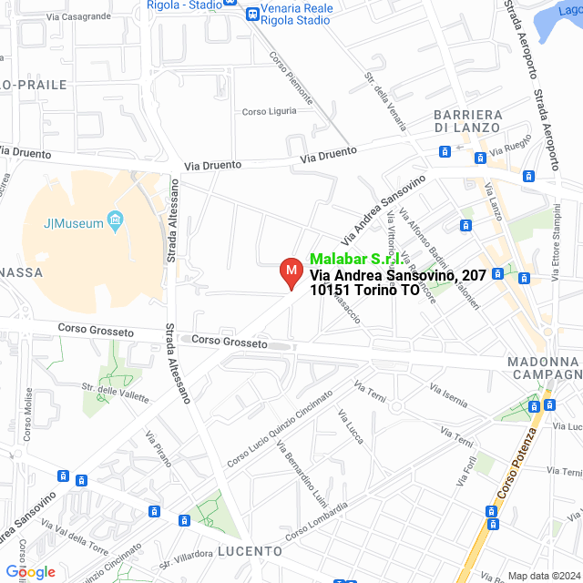 apri la mappa di Malabar S.r.l.