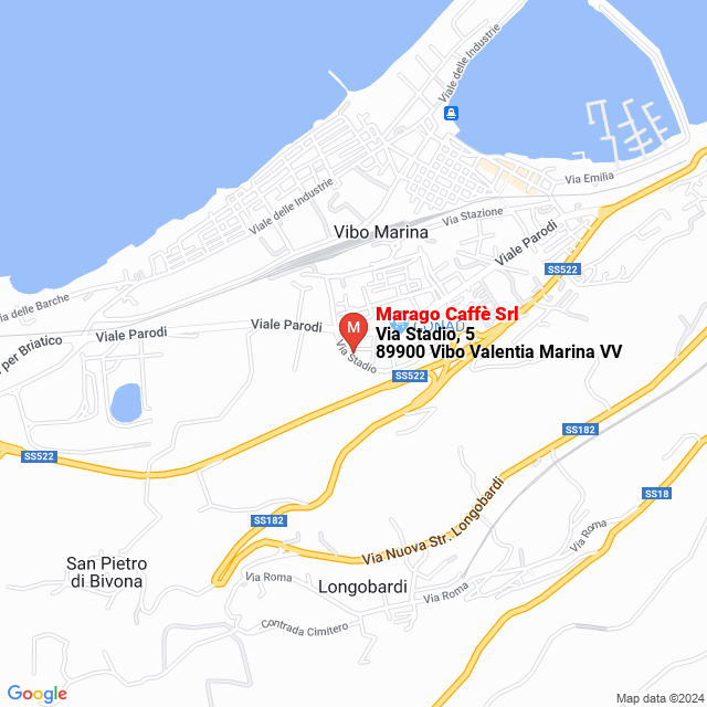 apri la mappa di Marago Caffè Srl