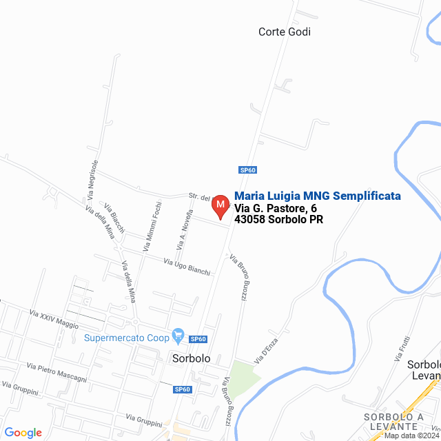 apri la mappa di Maria Luigia MNG Semplificata