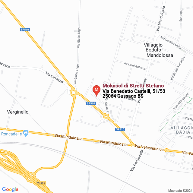apri la mappa di Mokasol di Stretti Stefano