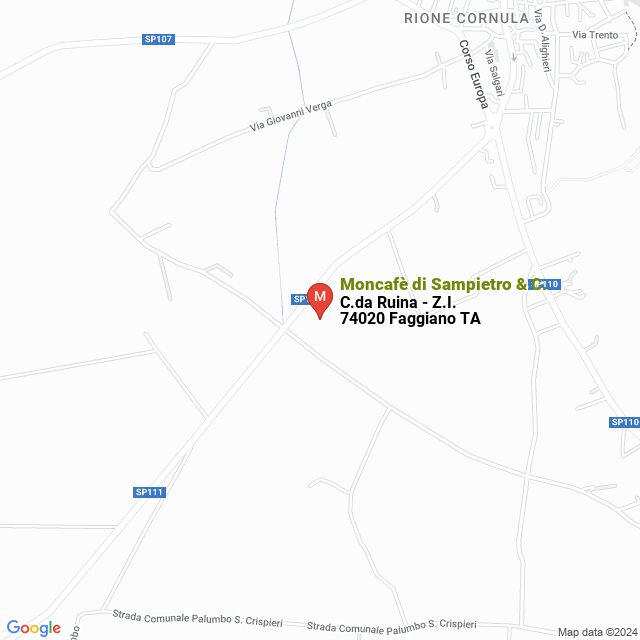 apri la mappa di Moncafè di Sampietro & C.