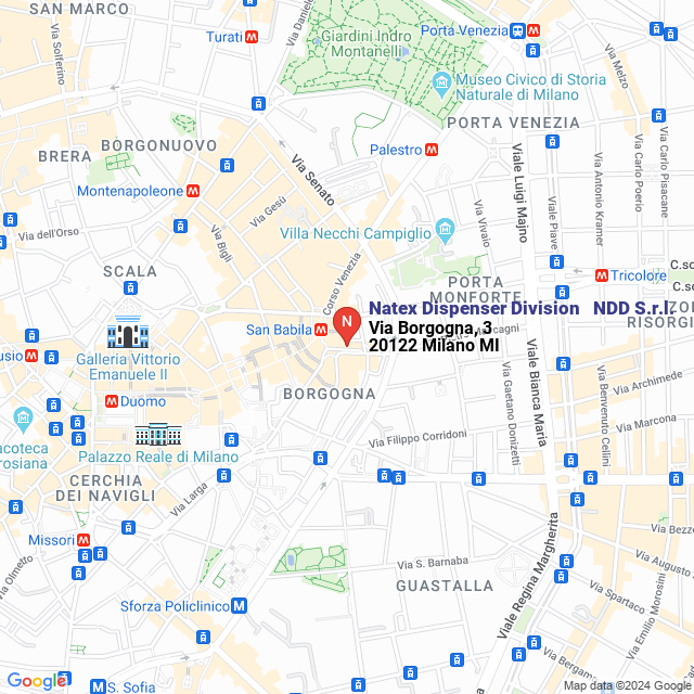 apri la mappa di Natex Dispenser Division - NDD S.r.l.