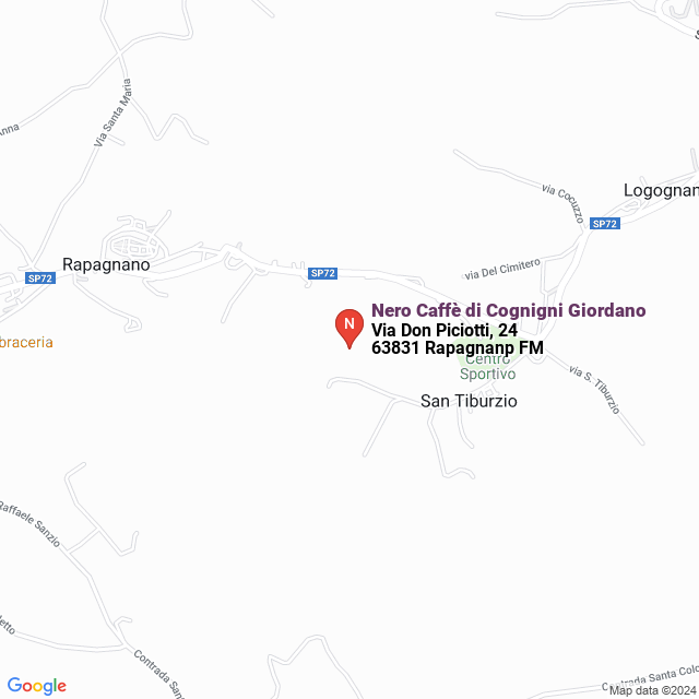 apri la mappa di Nero Caffè di Cognigni Giordano