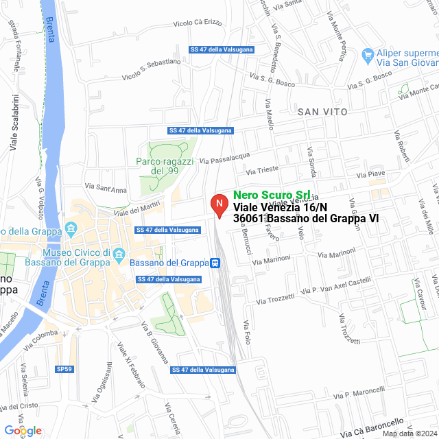 apri la mappa di Nero Scuro Srl