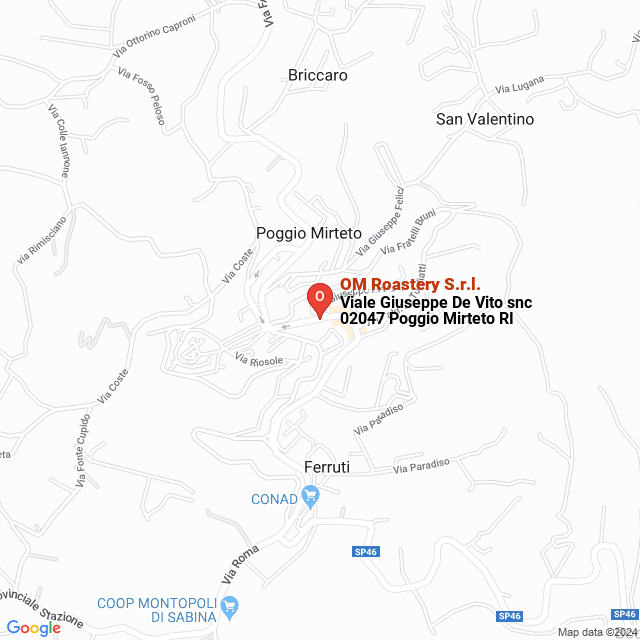 apri la mappa di OM Roastery S.r.l.