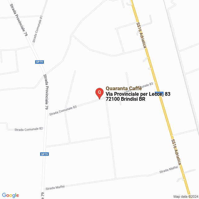 apri la mappa di Quaranta Caffè