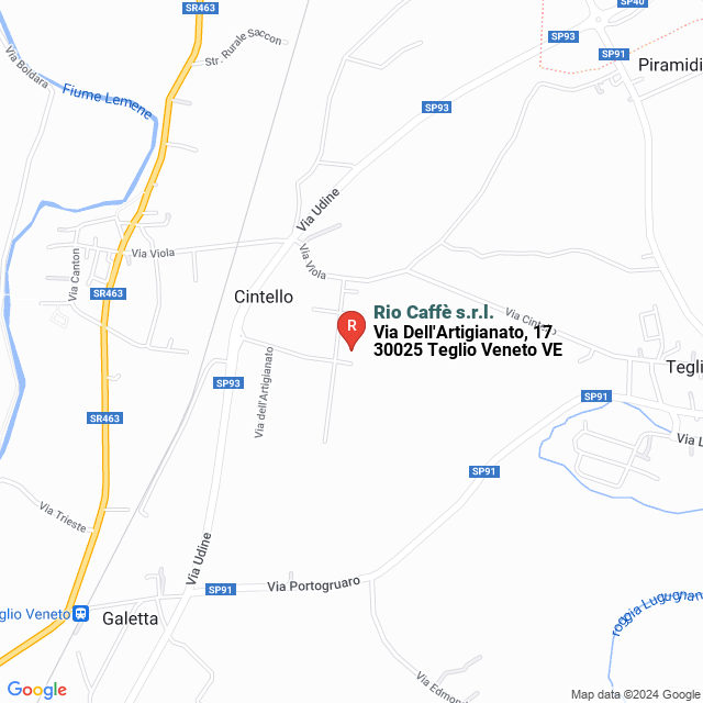 apri la mappa di Rio Caffè s.r.l.