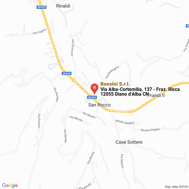 apri la mappa di Rossini S.r.l.