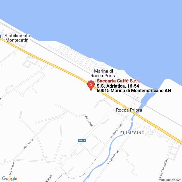 apri la mappa di Saccaria Caffè S.r.l.