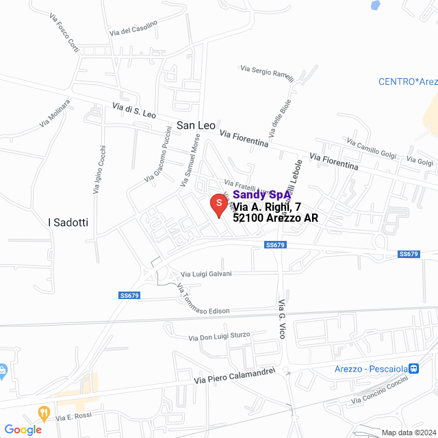 apri la mappa di Sandy SpA