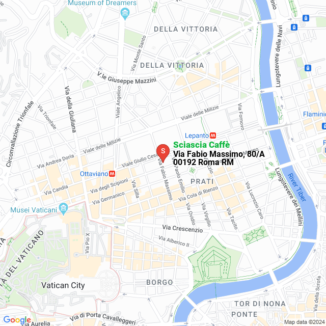 apri la mappa di Sciascia Caffè