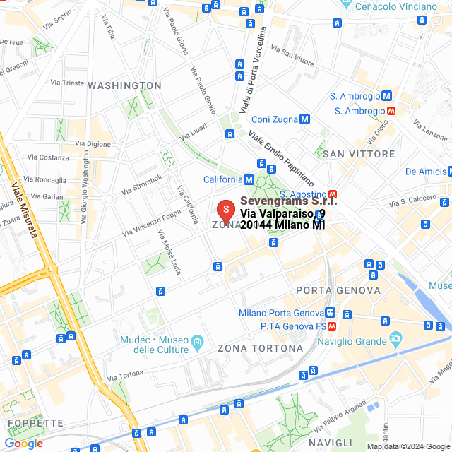 apri la mappa di Sevengrams S.r.l.