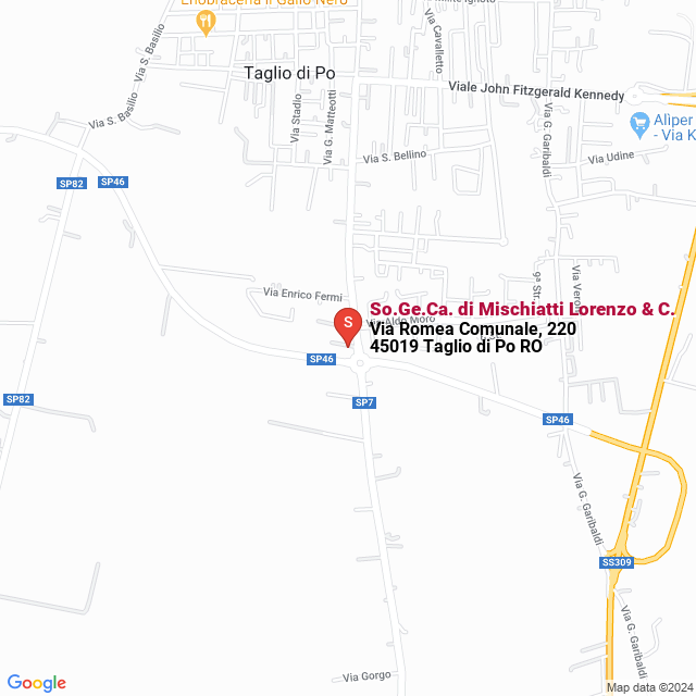 apri la mappa di So.Ge.Ca. di Mischiatti Lorenzo & C.