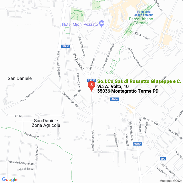 apri la mappa di So.I.Co Sas di Rossetto Giuseppe e C.