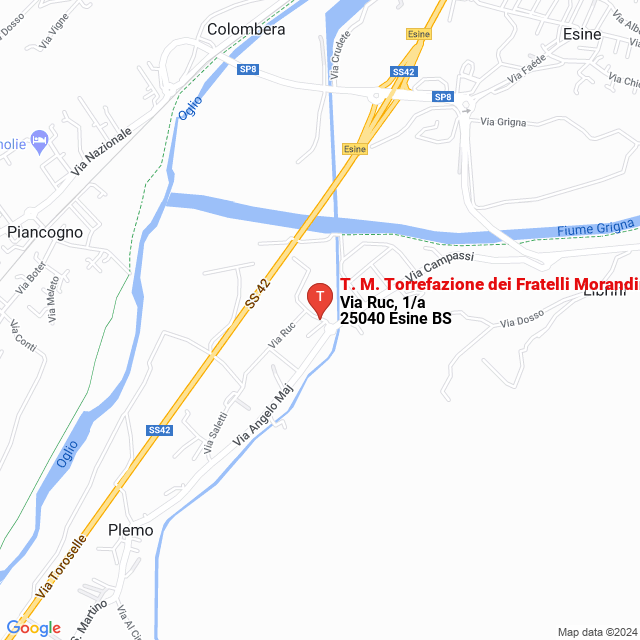 apri la mappa di T. M. Torrefazione dei Fratelli Morandini S.r.l.