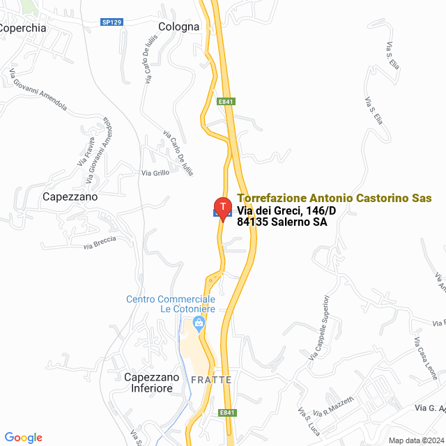 apri la mappa di Torrefazione Antonio Castorino Sas
