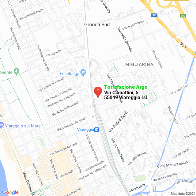 apri la mappa di Torrefazione Argo