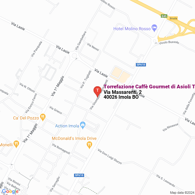 apri la mappa di Torrefazione Caffè Gourmet di Asioli Tobia e C. S.n.c