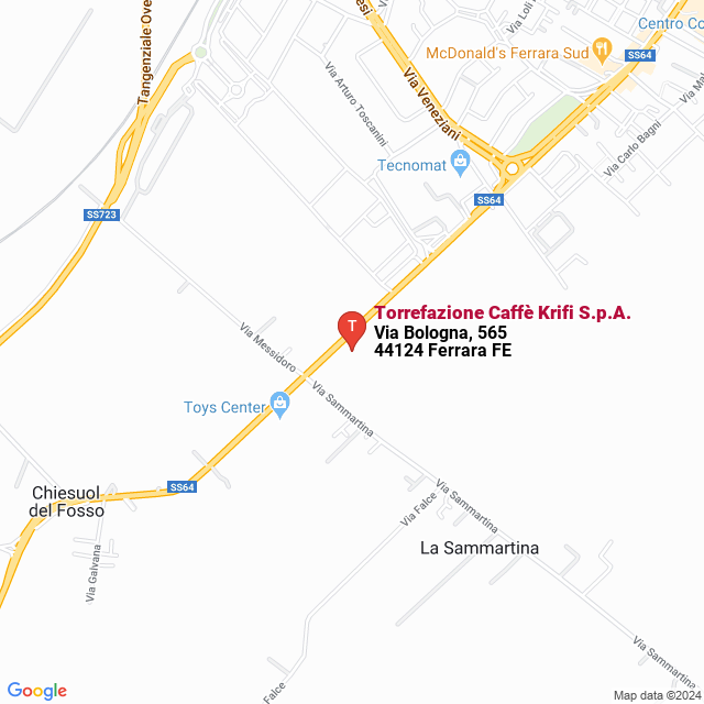 apri la mappa di Torrefazione Caffè Krifi S.p.A.