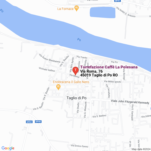 apri la mappa di Torrefazione Caffè La Polesana