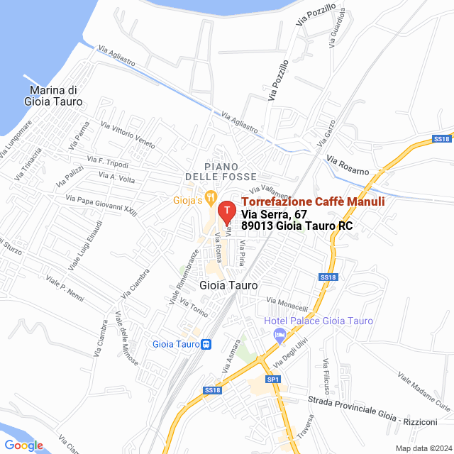 apri la mappa di Torrefazione Caffè Manuli