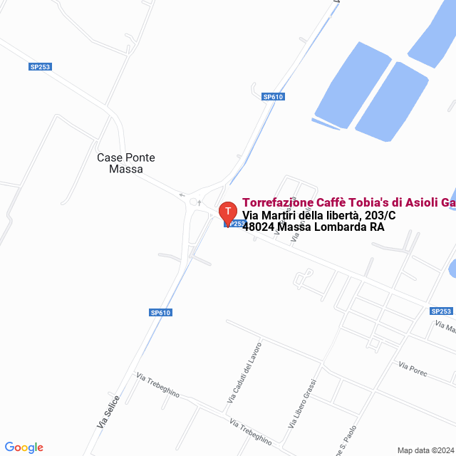 apri la mappa di Torrefazione Caffè Tobia‘s di Asioli Gabriele & C. Sas