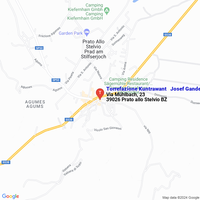 apri la mappa di Torrefazione Kuntrawant - Josef Gander