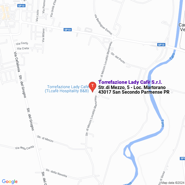 apri la mappa di Torrefazione Lady Cafè S.r.l.