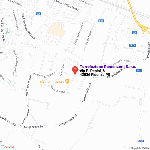 apri la mappa di Torrefazione Ramenzoni S.n.c.