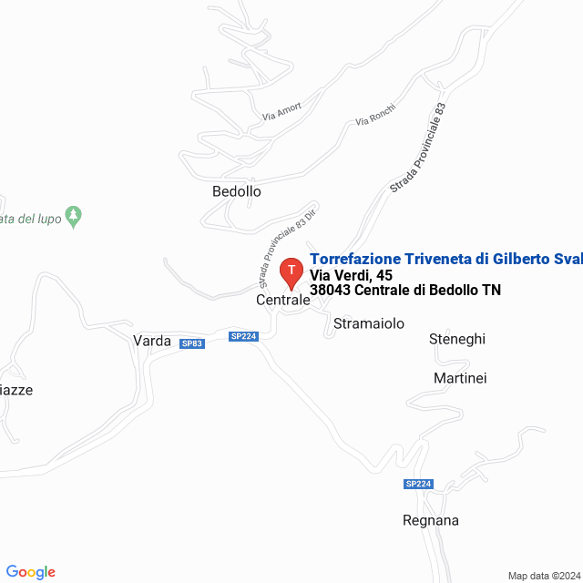 apri la mappa di Torrefazione Triveneta di Gilberto Svaldi