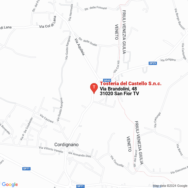 apri la mappa di Tosteria del Castello S.n.c.
