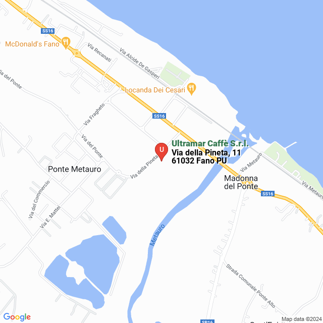 apri la mappa di Ultramar Caffè S.r.l.