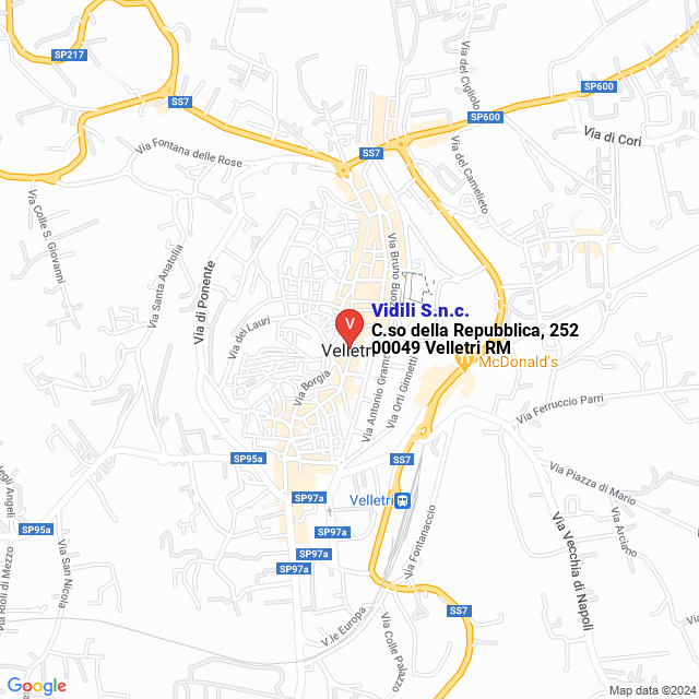 apri la mappa di Vidili S.n.c.