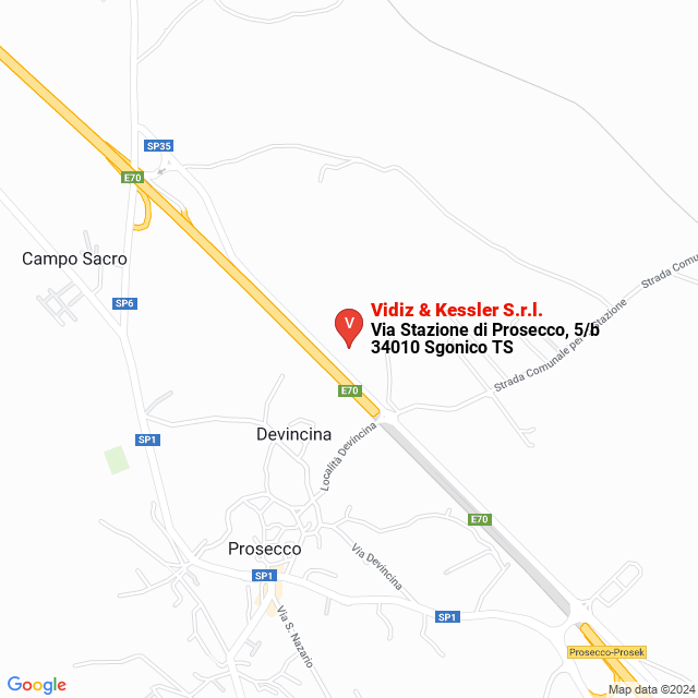 apri la mappa di Vidiz & Kessler S.r.l.