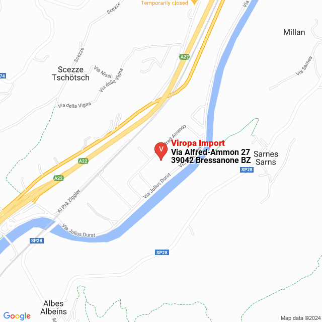 apri la mappa di Viropa Import