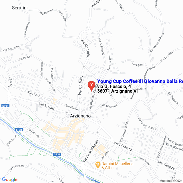 apri la mappa di Young Cup Coffee di Giovanna Dalla Rovere